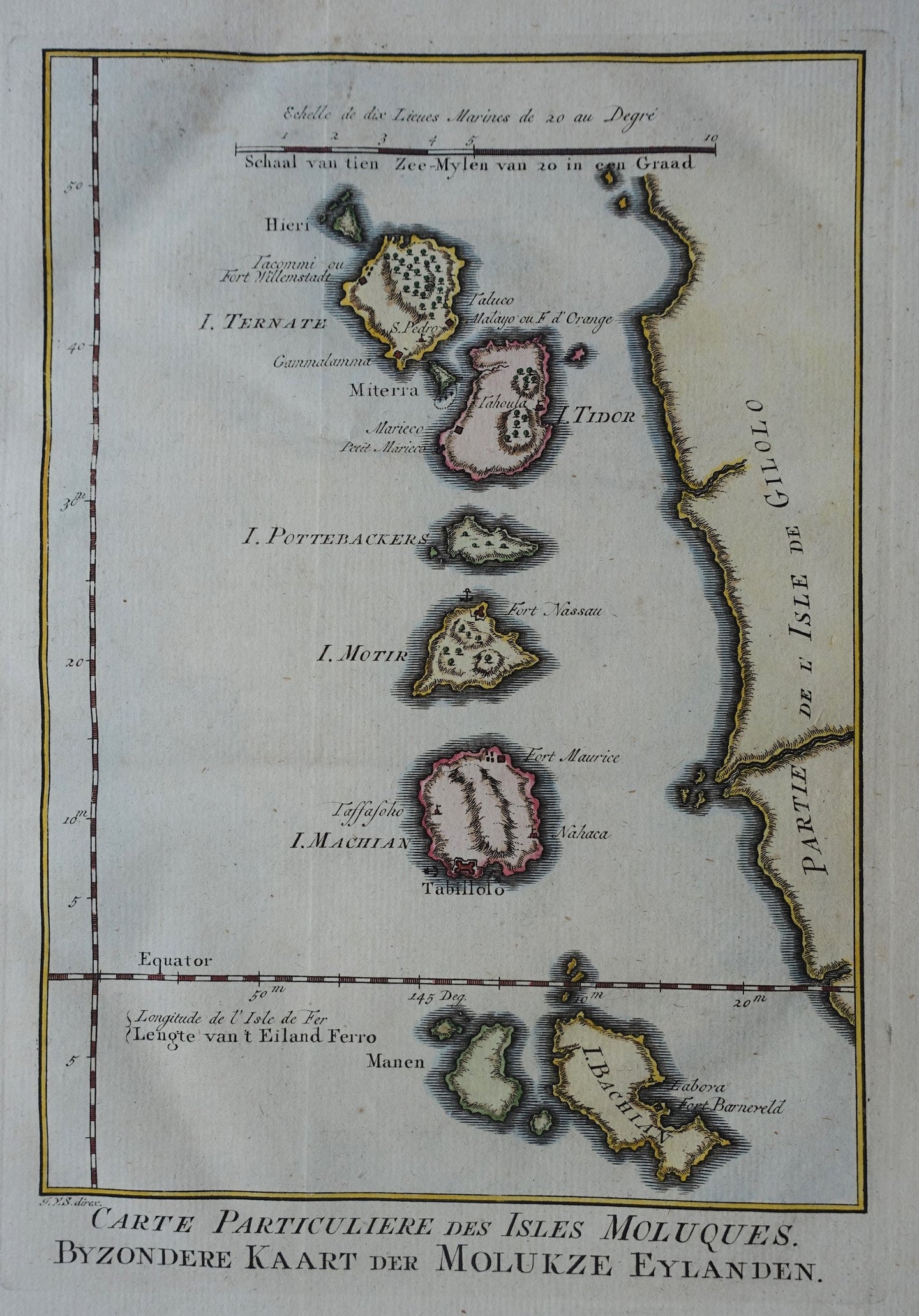 Indonesië Molukken Indonesia Moluccas - J van der Schley / JN Bellin / P de Hondt - 1763