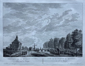 Amsterdam Eerste Muiderpoort Plantage Lijnbaansgracht - P Fouquet - circa 1775
