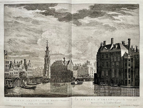 Amsterdam Amstel, Muntplein Munttoren - P Fouquet - 1783
