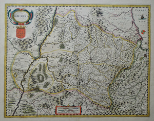 Spanje Navarra Spain - H Hondius - circa 1640
