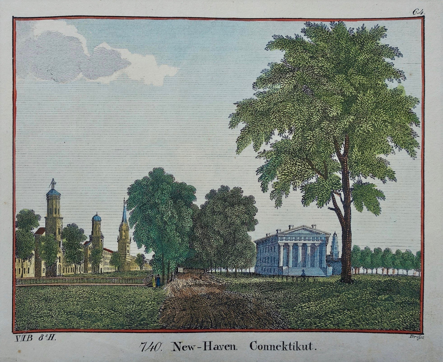 Verenigde Staten New Haven United States - C Hellfarth - ca 1830