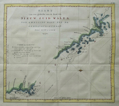 Australië Nieuw Zuid Wales Australia New South Wales - C van Baarsel / J Cook - ca. 1797