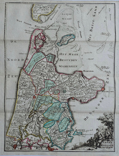 Noord-Holland - H de Leth - 1740