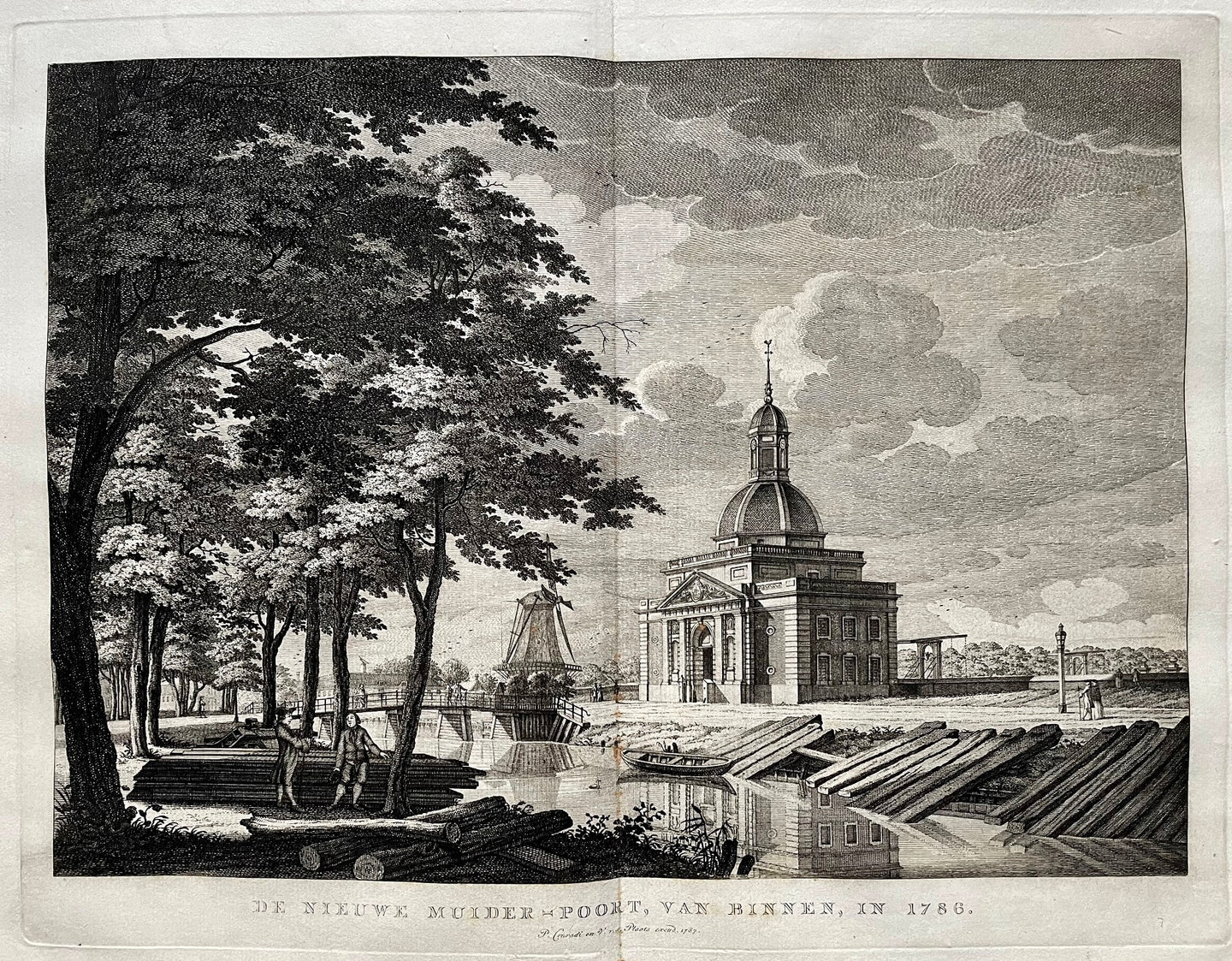 Amsterdam Sarphatistraat Plantage Muidergracht Muiderpoort - P Conradi en V van der Plaats - 1787