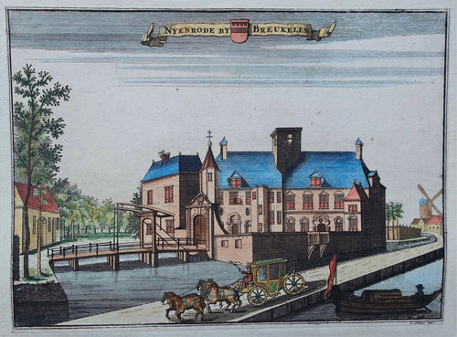 Breukelen Nijenrode - Josua Ottens - circa 1710