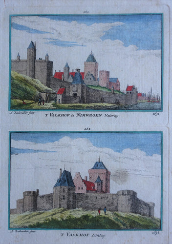 Nijmegen, Valkhof - A Rademaker / JA Crajenschot - 1792