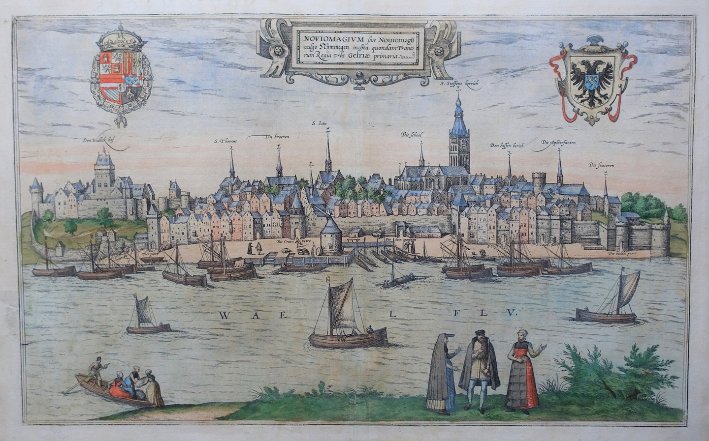 Nijmegen - G Braun & F Hogenberg - 1575