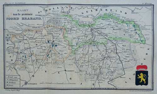 Brabant Noord-Brabant - H Reding - 1841