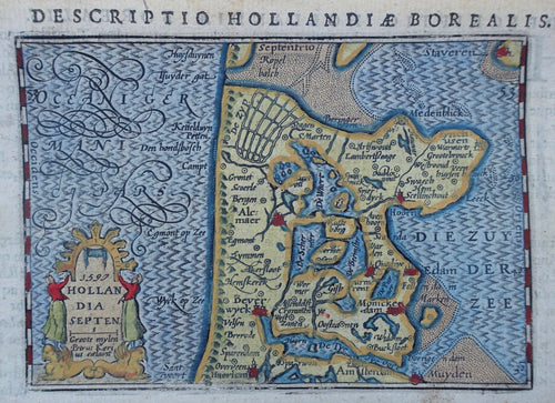 Noord-Holland - P Bertius / C Claesz - 1602