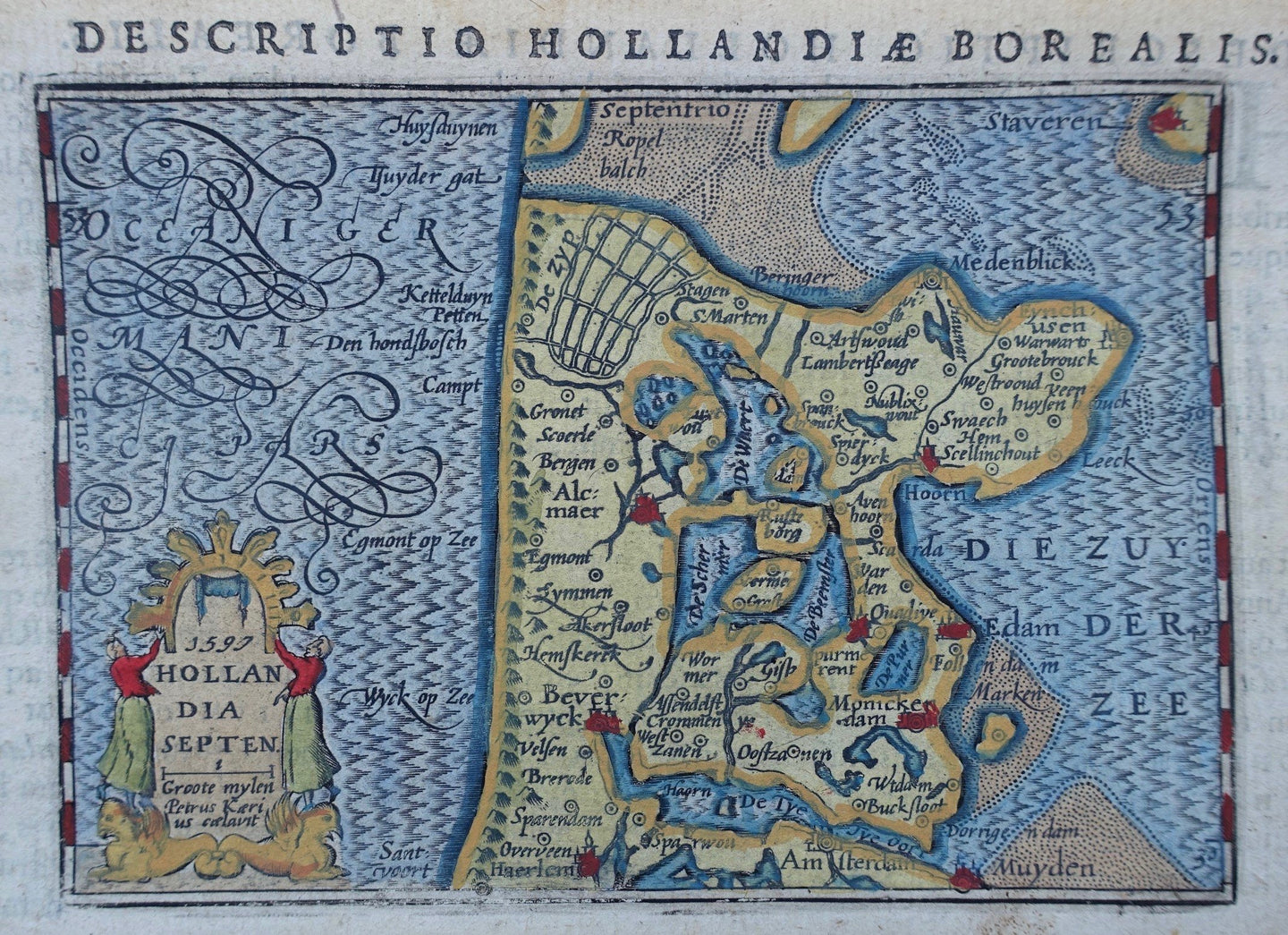 Noord-Holland - P Bertius / C Claesz - 1602