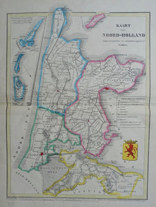 Noord-Holland - Philippe Vandermaelen - 1840