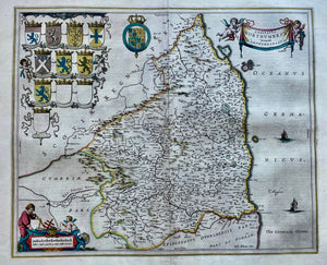 Engeland Northumberland England British Isles - J Blaeu - circa 1659