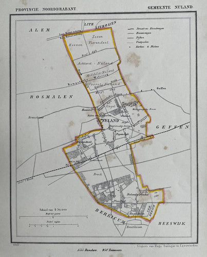 Nuland - J Kuijper / H Suringar - 1866
