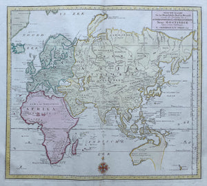 Afrika Australië Azië Europa Africa Australia Asia Europe Eastern Hemisphere - I Tirion - 1764