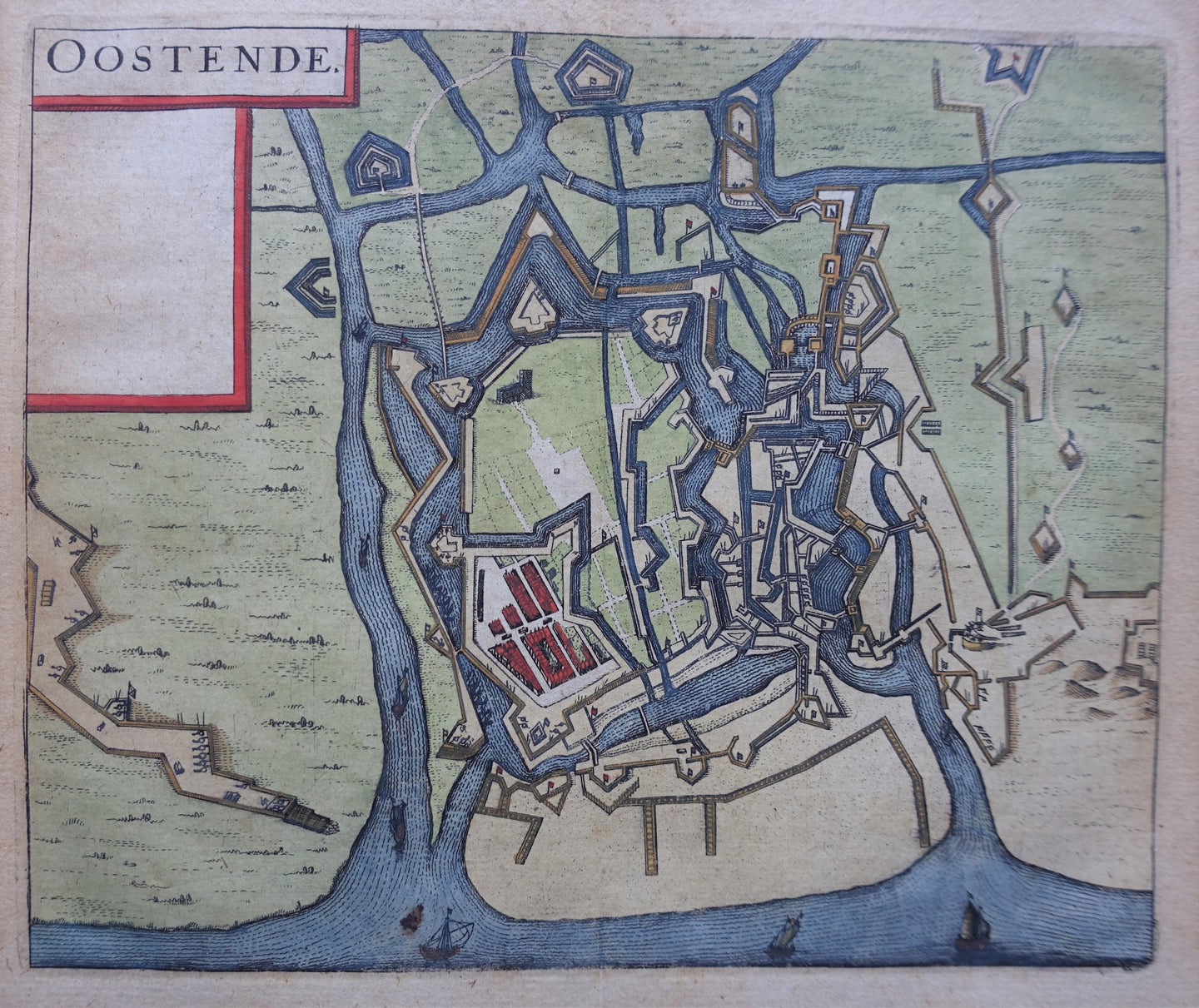 België Oostende Belgium - WJ Blaeu / L Guicciardini - 1635