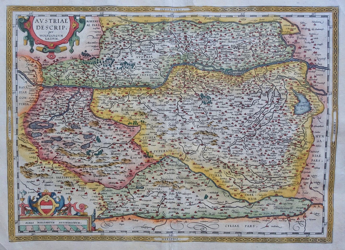 Oostenrijk Austria - A Ortelius - 1595