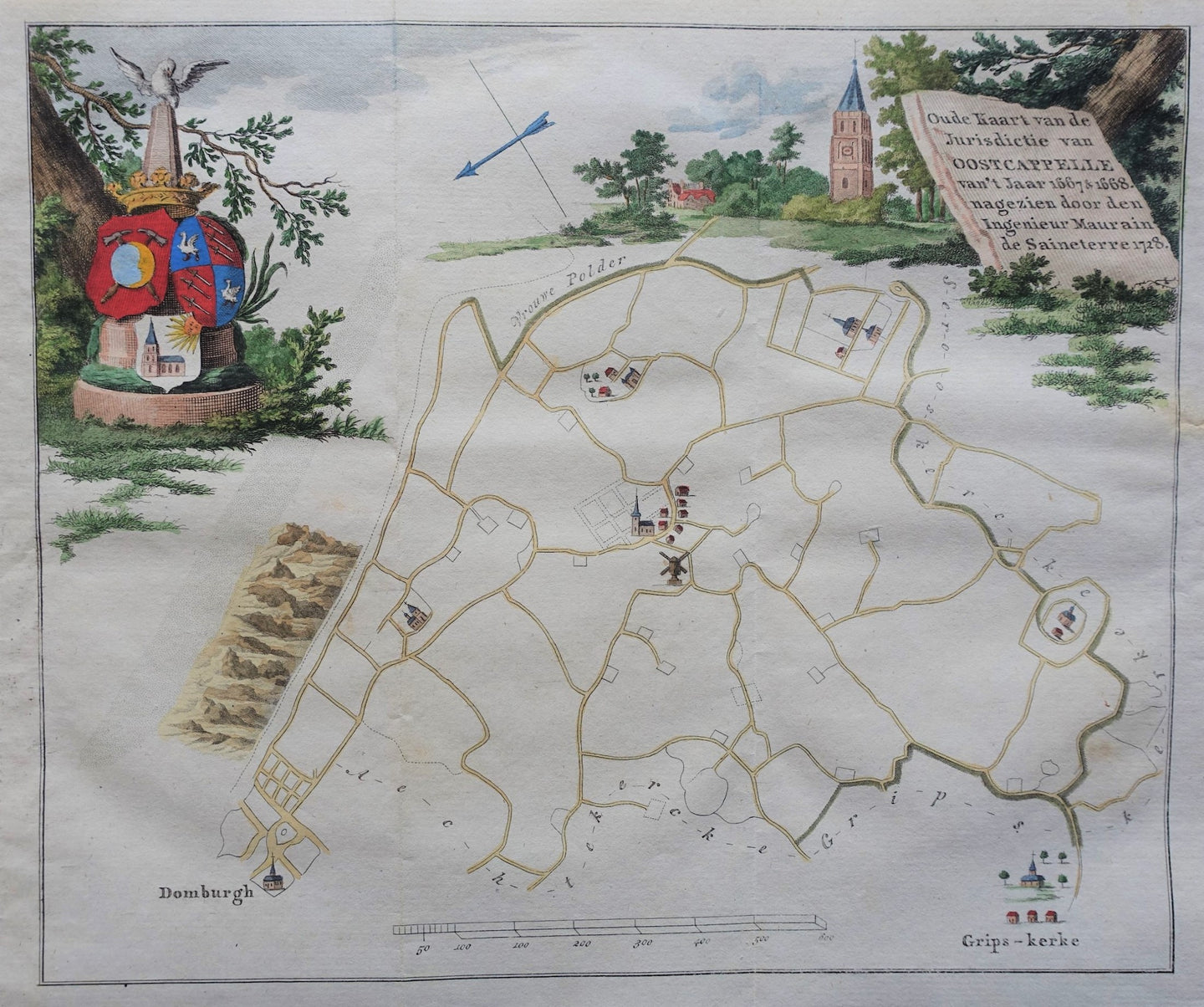 Oostkapelle - J Ermerins - 1780