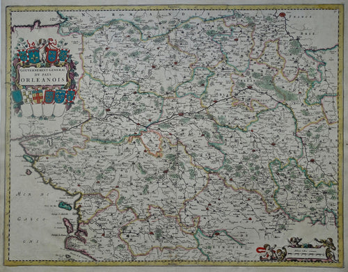 Frankrijk Central France - J Blaeu - 1662