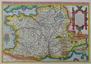 Frankrijk France - A Ortelius - 1573