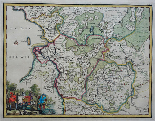 Overijssel - F Halma - 1725