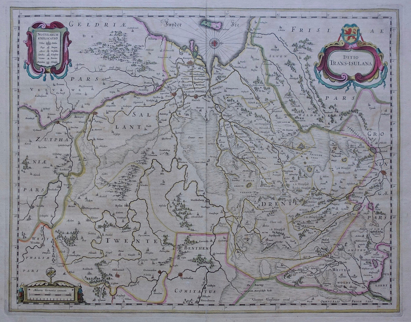 Overijssel - J Janssonius - 1653