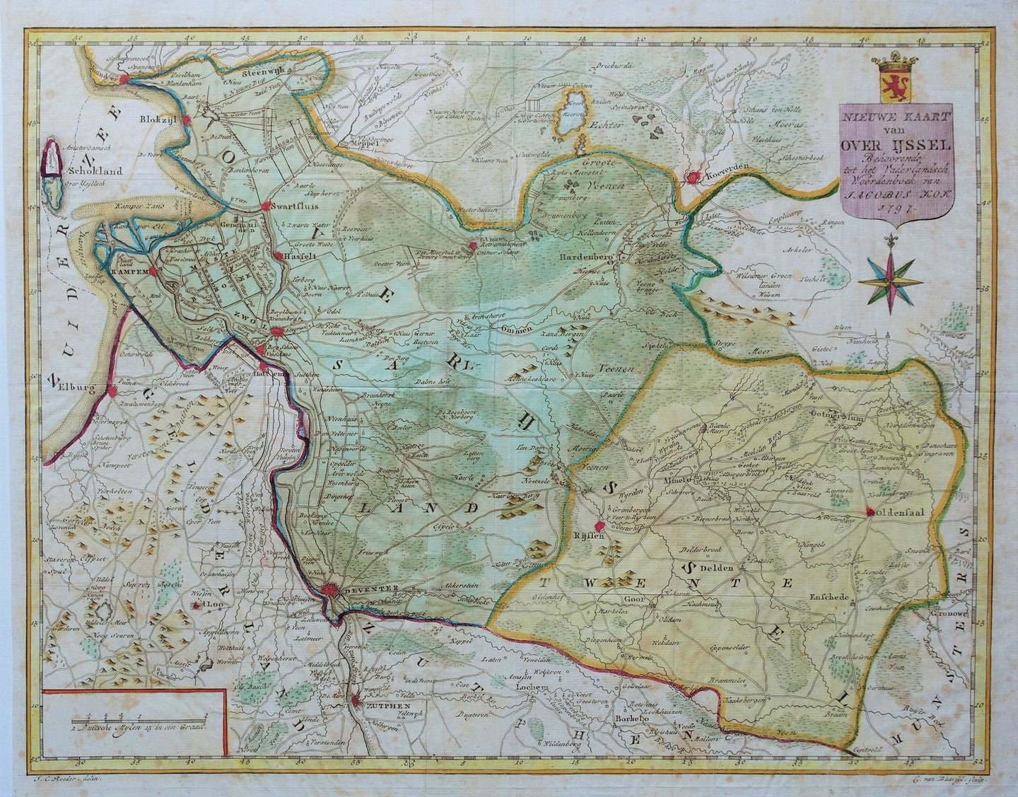 Overijssel - J Kok / C van Baarsel - 1797