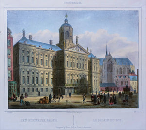Amsterdam Koninklijk Paleis - C Springer / F Buffa & Zn - ca. 1845