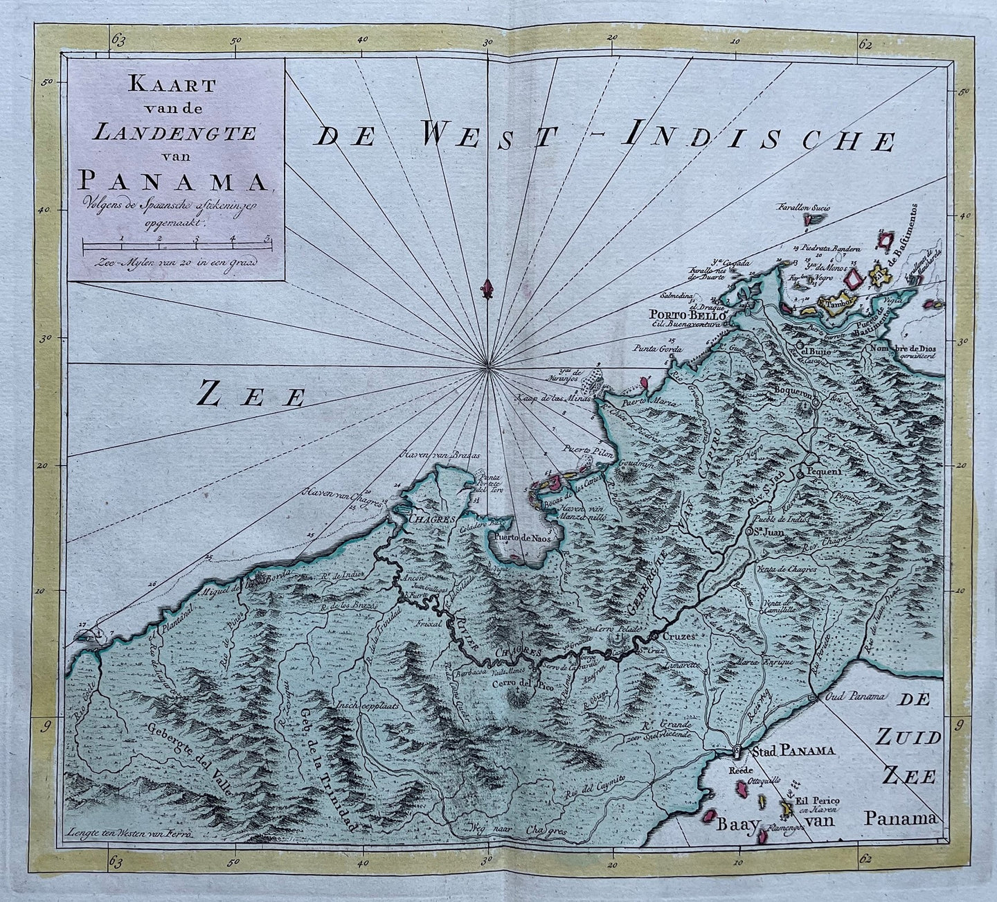 Panama - I Tirion - 1769
