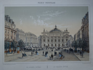 Frankrijk Parijs France Paris Palais Garnier - Michel Charles Fichot - ca 1876