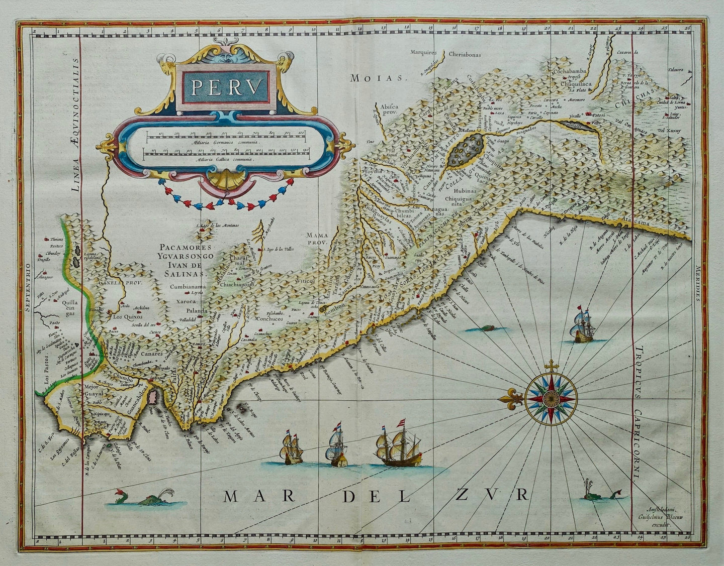 Peru - J Blaeu - 1664