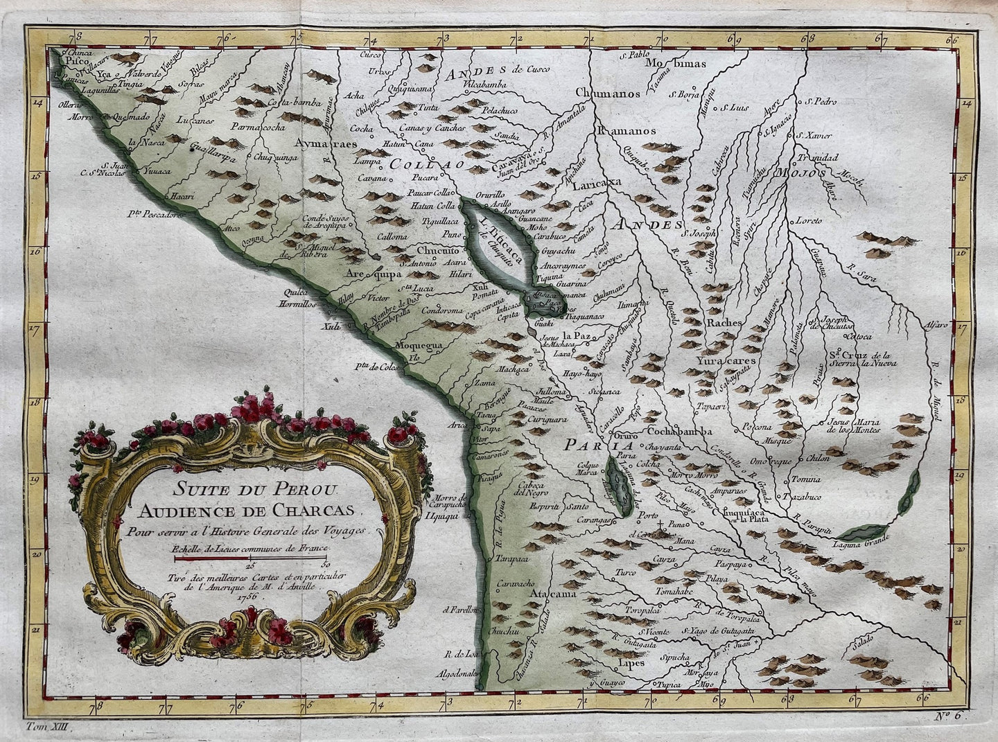 Peru Arequipa Bolivia La Paz - AF Prévost - 1758