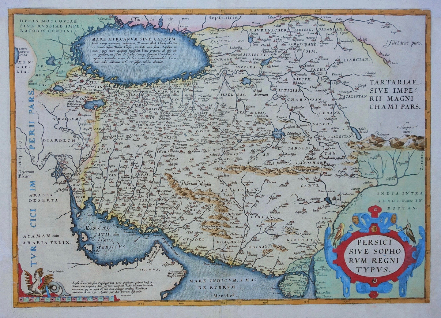 Perzië Iran Persia - A Ortelius - 1571