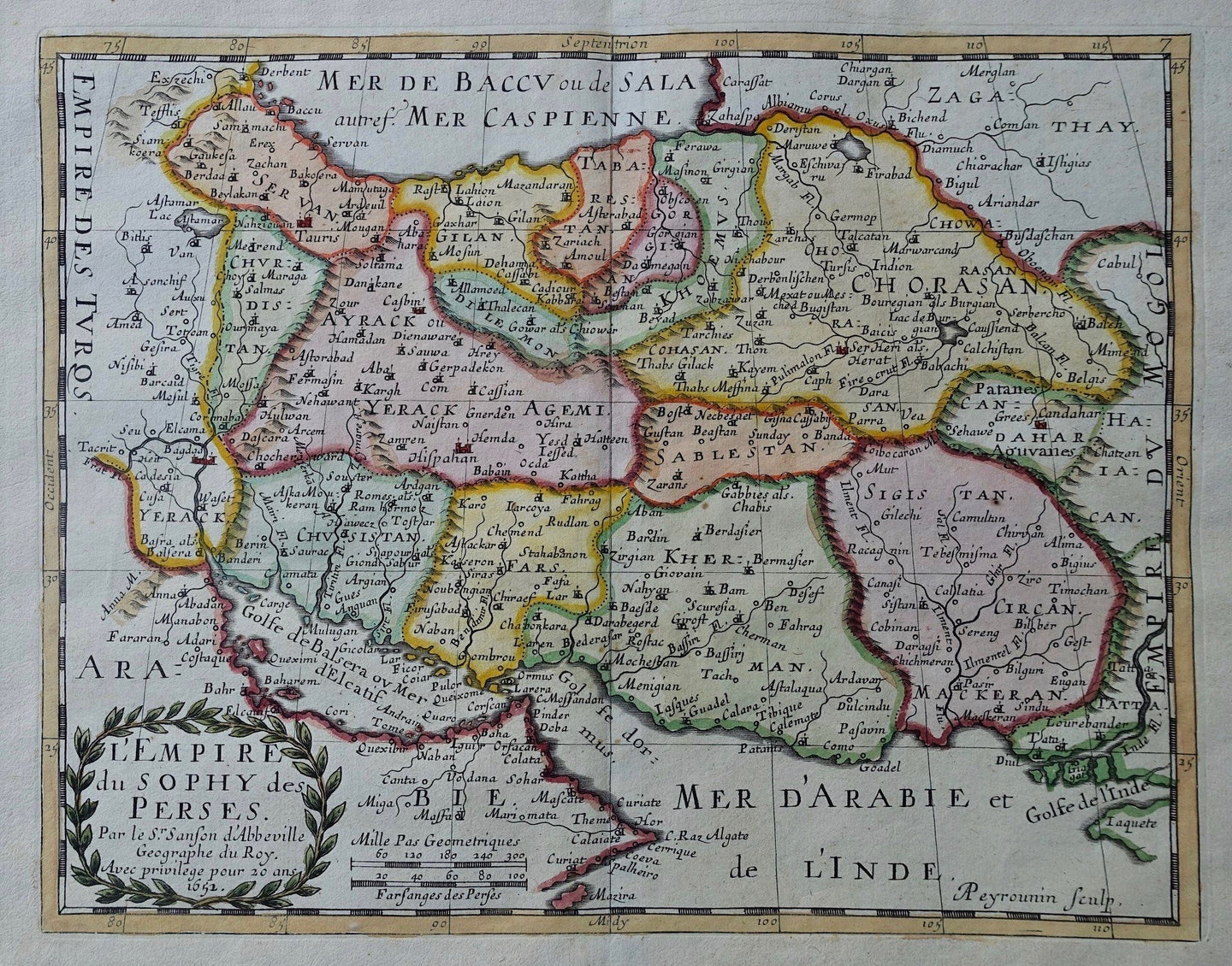 Perzië Iran Persia - Nicolas Sanson - 1652
