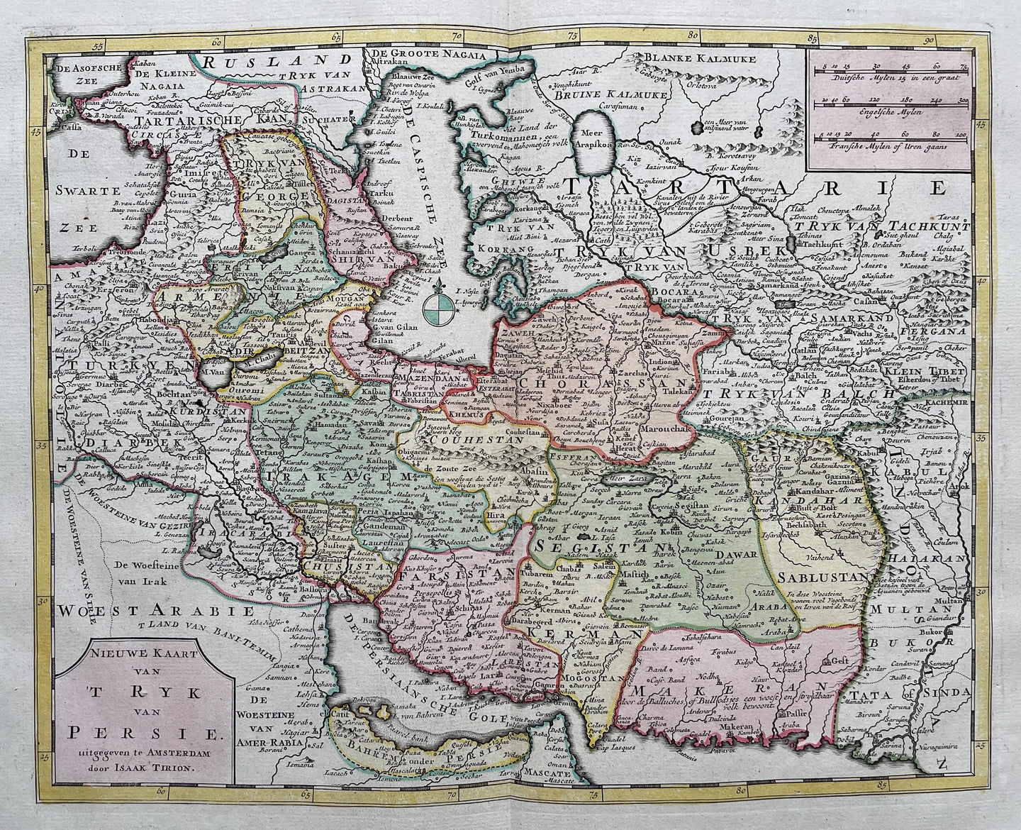 Iran Perzië - I Tirion - 1753