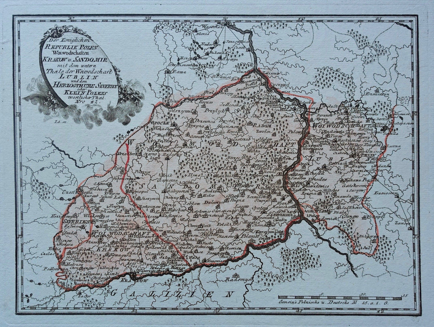 Polen Krakau Krakow Radom Lublin Poland - FJJ von Reilly - 1790