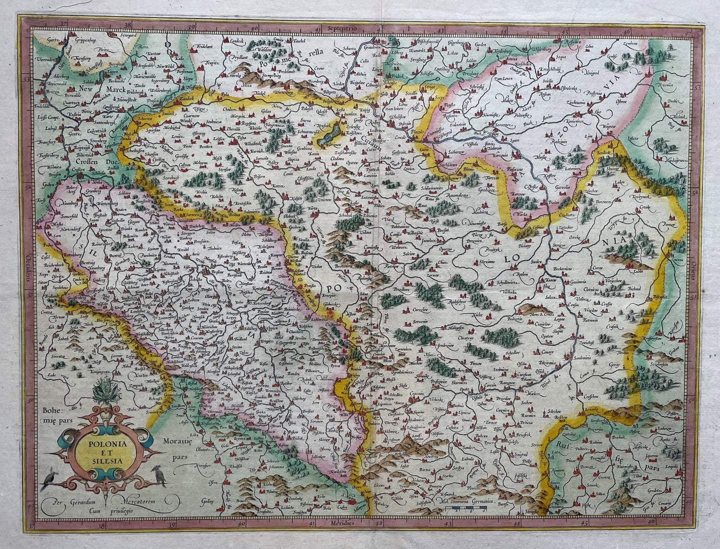 Polen Poland - G Mercator / H Hondius - 1628