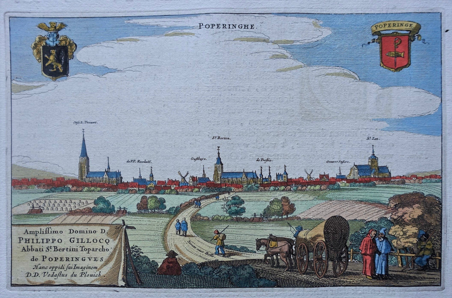 België Poperinge Belgium - J Blaeu - 1649