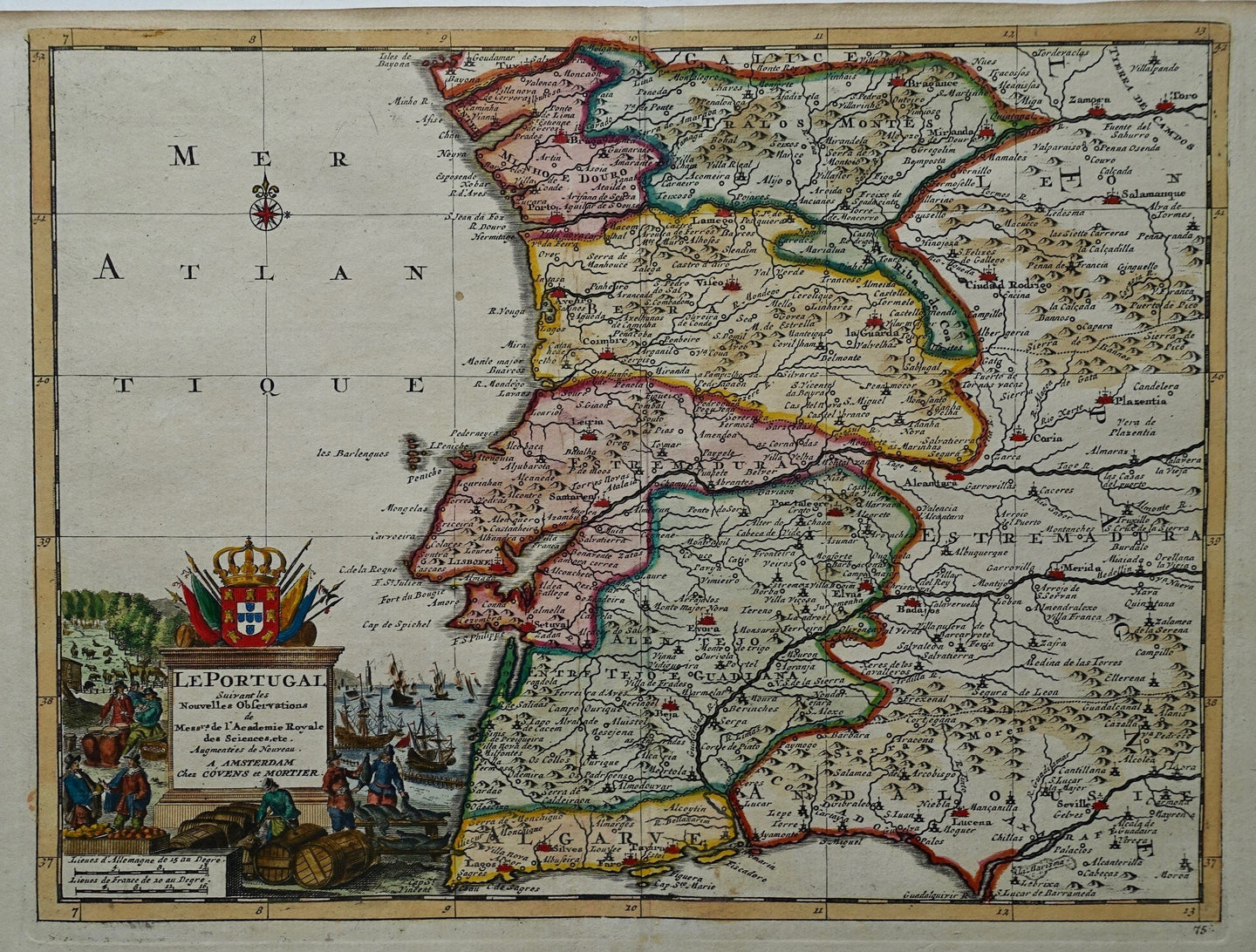 Portugal - J Covens & C Mortier - ca 1735