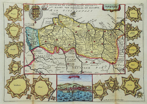 Portugal - J de la Feuille - 1729