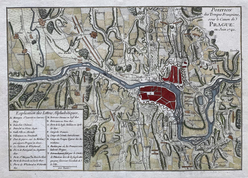 Tsjechië Praag en omgeving Czech Republic Prague and its vicinity - Lamy / d'Espagnac - 1785