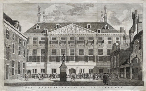 Amsterdam Voormalig stadhuis Hotel The Grand - I Tirion / J Wagenaar - 1765