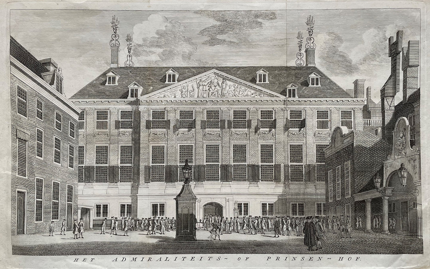 Amsterdam Voormalig stadhuis Hotel The Grand - I Tirion / J Wagenaar - 1765