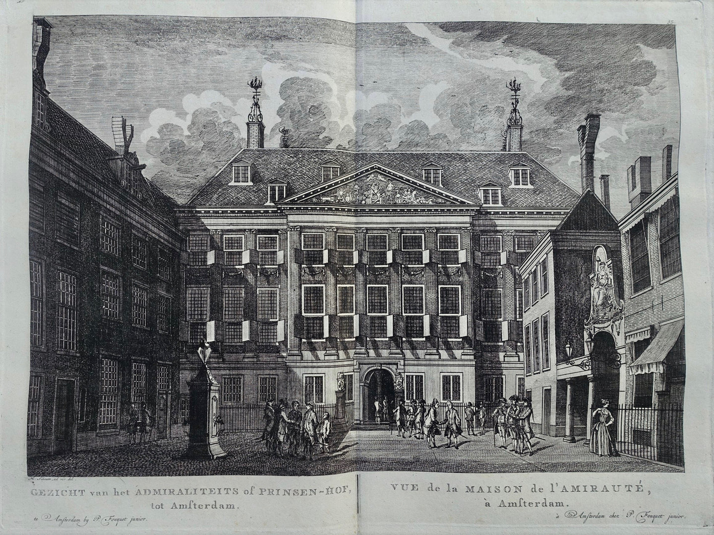 Amsterdam Voormalig stadhuis Hotel The Grand - P Fouquet - 1783