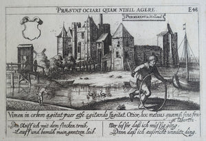 Purmerend Gezicht op kasteeel - D Meisner - 1625