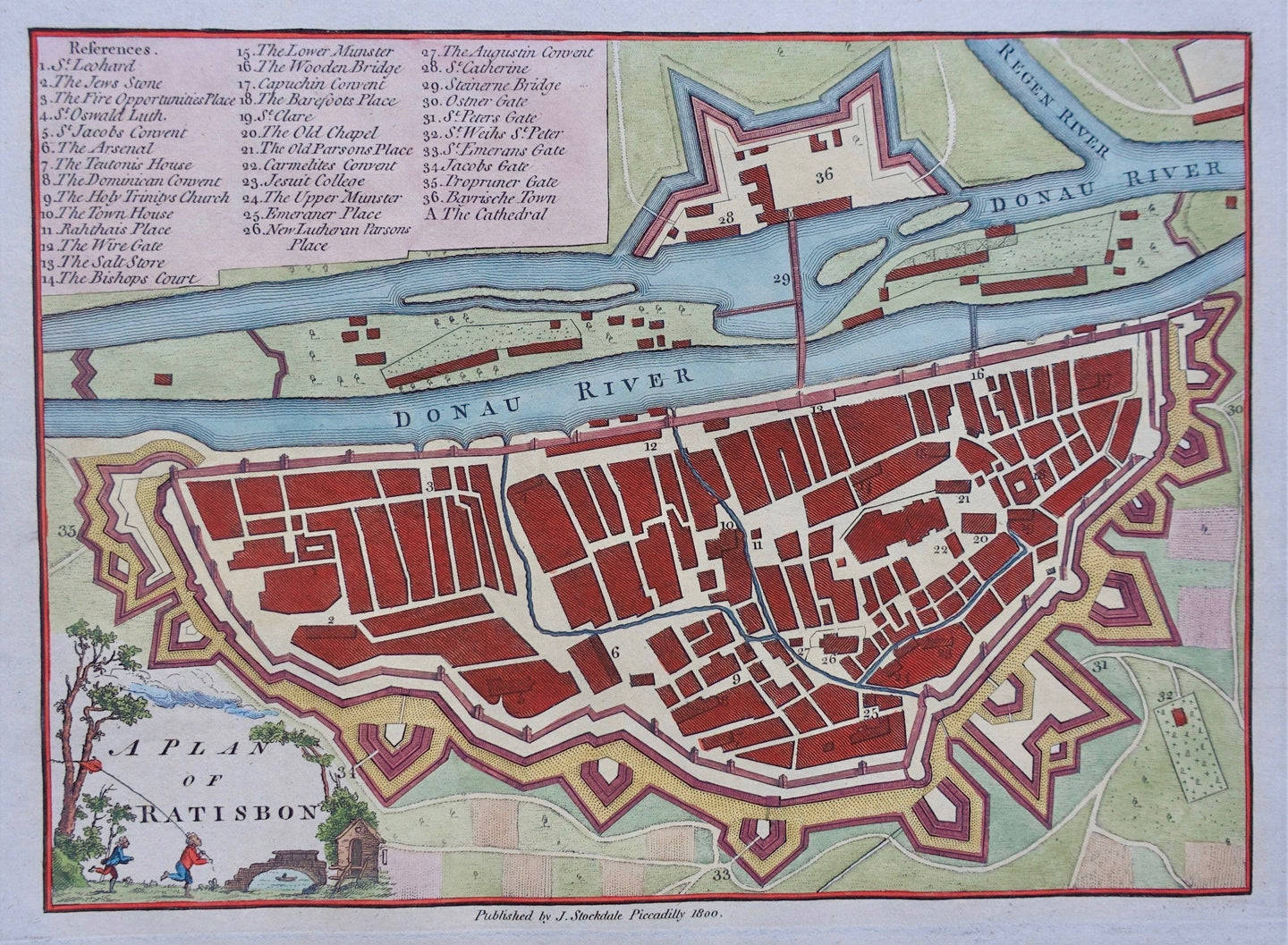 Duitsland Regensburg Germany - J Stockdale - 1800