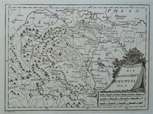 Oekraïne Tsjernivtsi Roemenië Suceava Boekovina Ukraina Chernivtsi Romania Bukovina - FJJ von Reilly - 1790