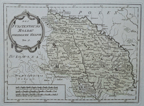 Moldavië Bălți Chișinău Moldova Roemenië Iași Botoșani Romania - FJJ von Reilly - 1790