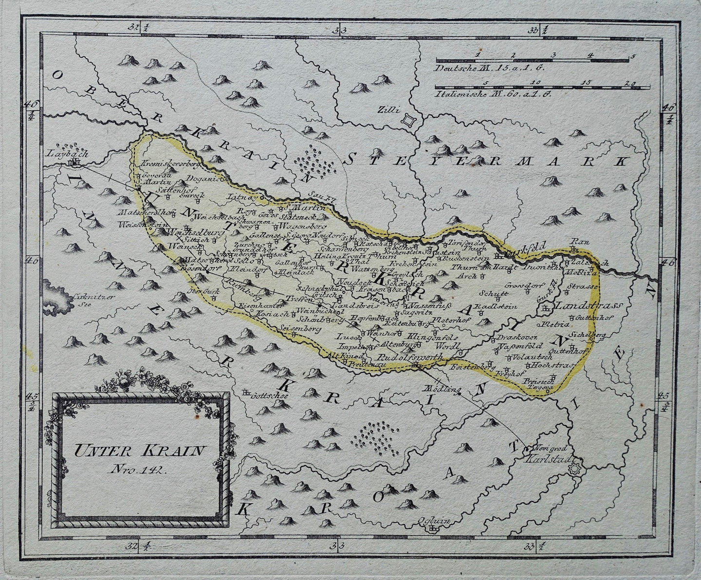 Slovenië Dolenjska Notranjska Slovenia - FJJ von Reilly - 1790