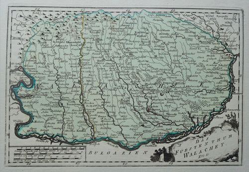 Roemenië Walachije Boekarest Romania Walachia Bucharest - FJJ von Reilly - 1790