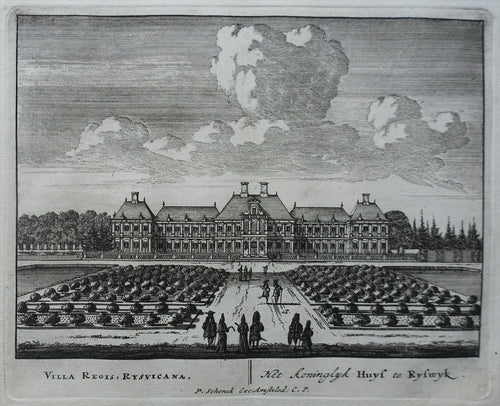 Rijswijk Het Huis te Rijswijk - P Schenk - ca 1695